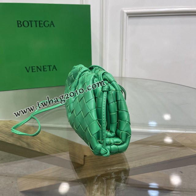 Bottega veneta高端女包 98061 寶緹嘉升級版小號編織雲朵包 BV經典款純手工編織羔羊皮女包  gxz1254